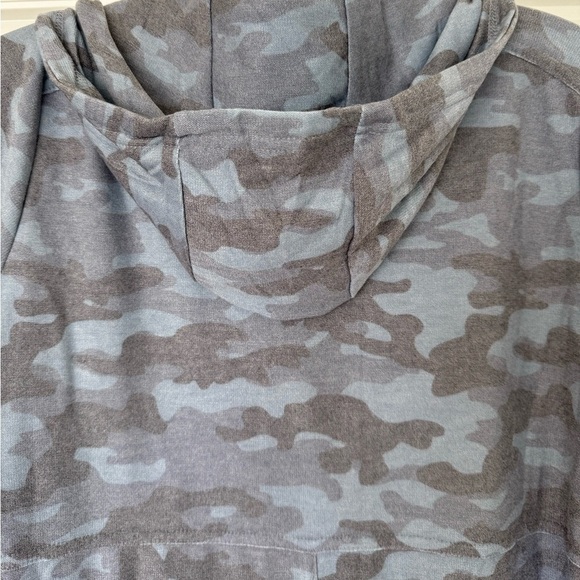 Chaser Snap Front Soft Hoodie Longline Cardigan Camo Womens‎ Size Small - Picture 7 of 13
